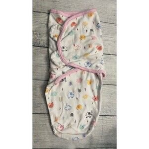 SwaddleMe Swaddle Me Baby Girl Pink Elephant Swaddle, Size Small/Medium